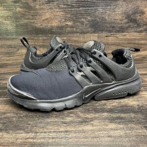 Nike Air Presto Triple Black Running Sport Sneakers Youth's Sz 4Y 833875-003